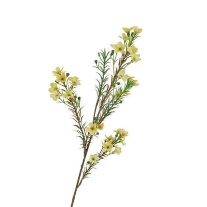 Realistic Australian Waxflower Artificial Floral Decor - Perfect for Home Décor, Bridal Bouquets, Photography Props, and Silk Flower Arrangements