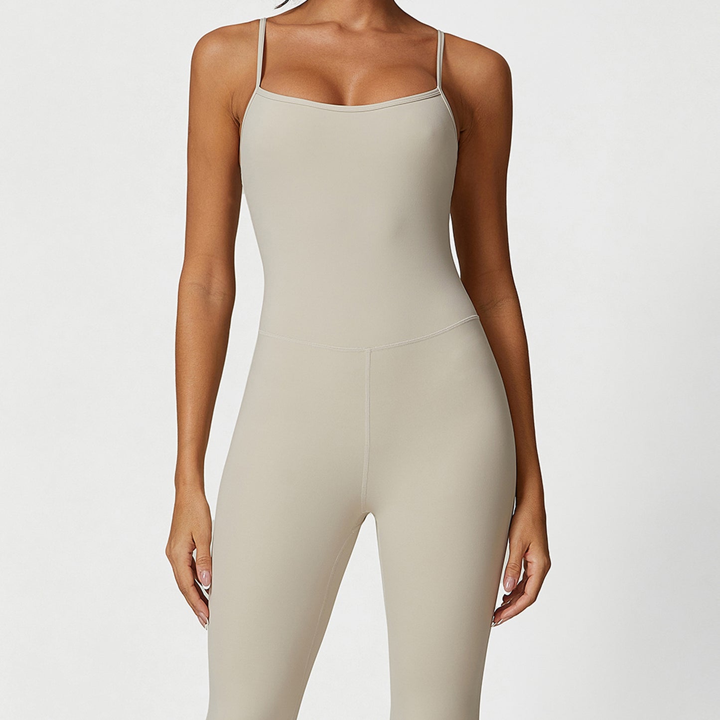 Women's All In One Casual Jumpsuit with High Stretch Fabric Versatile Fitness and Yoga Outfit for Running Working Out and Everyday Wear in Short and Long Styles