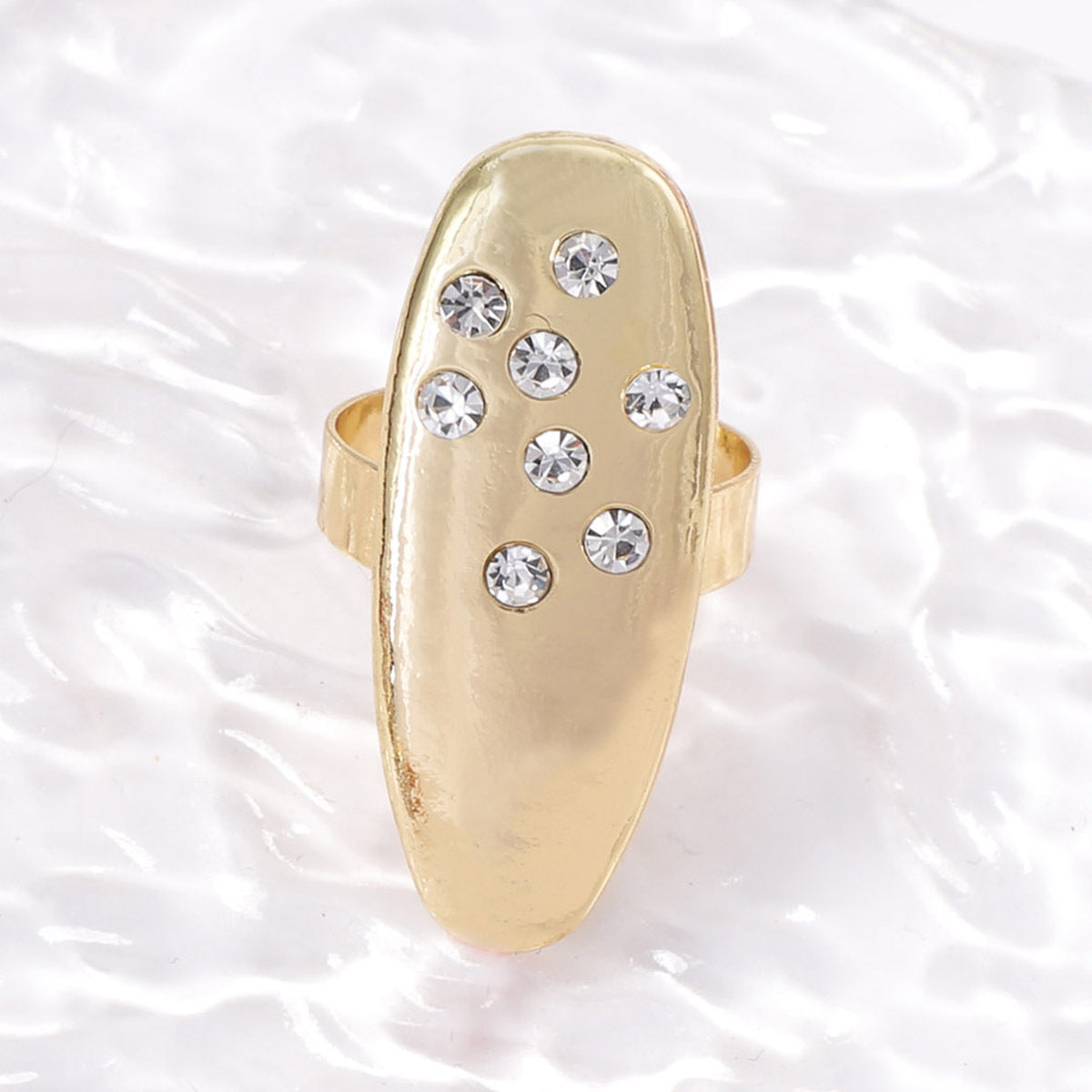 Elegant and Unique Water Drop-Shaped Ring – Minimalist Personality Jewelry for Women, Perfect for Any Occasion