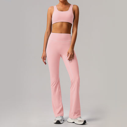 High Waisted Peach Butt Yoga Set Stretchy and Supportive Activewear Ensemble for and Style