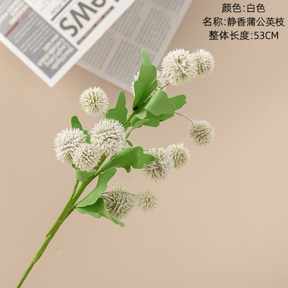 Stunning Artificial Dandelion and Grass Wedding Decor - Realistic Green Plant Accents for INS-Style Home Decoration MW61213