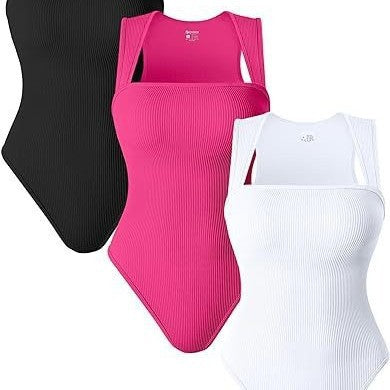 High Performance Fitness Bodysuit with Tummy Control and Butt Lifting Features for Yoga and Outdoor Sports