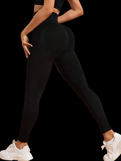 Seamless High Waisted Yoga Pants for Women Quick Dry Body Sculpting Leggings for Running and Fitness Workouts