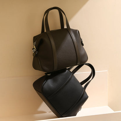 Crossbody Bag for Women Durable Genuine Leather Large Capacity Tote Commuter Handbag