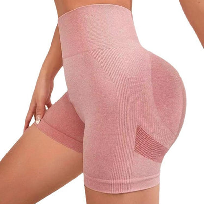 Seamless Peach Butt Yoga Shorts for Women High Waisted Running Workout Shorts for Outdoor Sports and Fitness