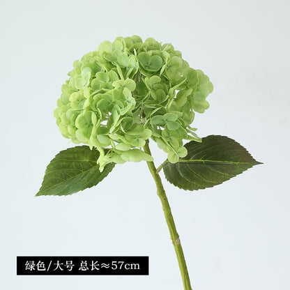 Realistic 3D Hydrating Touch Faux Hydrangea Bouquet - Perfect for Weddings & Event Decor, Lifelike Synthetic Flowers for Stunning Arrangements