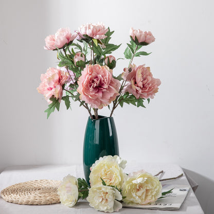 Single Stem Artificial Peony Flower for Home Decoration | Wedding Bouquet, Aisle Arrangements, and Floral Wall Décor - DY1-1911A