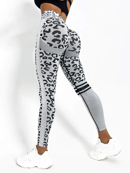 Seamless High Waisted Cheetah Print Leggings for Comfortable Peach Butt Lift Yoga Quick Dry Training for Fitness Enthusiasts