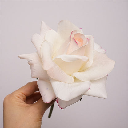 High-Quality Touch and Moisture-Resistant Short-Stem Rose Flowers for Wedding Decor and Home Decoration - Elegant Floral Props for Weddings and Special Events