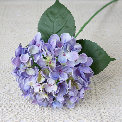 Realistic Artificial Eiffel Hydrangea - Lifelike Faux Flowers for Home Decor, Photography, Wedding Celebrations, and Floral Arrangements