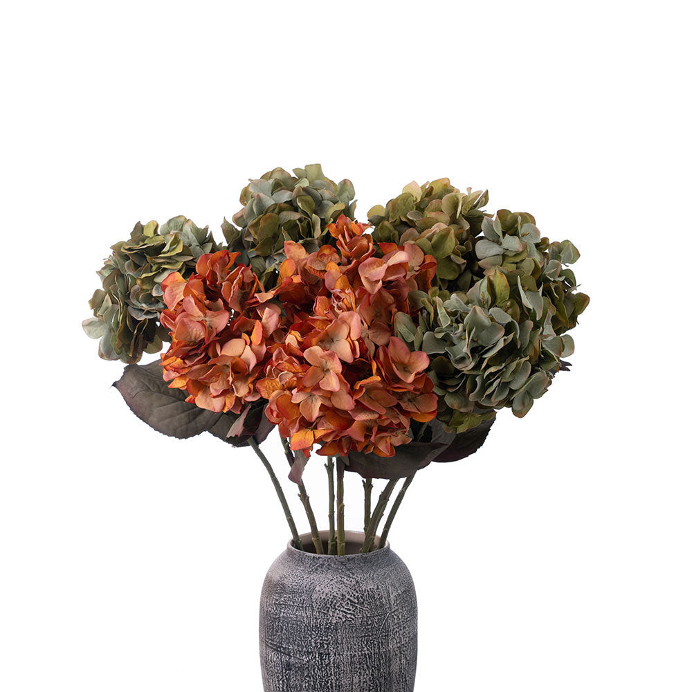 Stylish INS Home Decor: Dried Hydrangea Faux Flowers - Beautifully Realistic Artificial Blooms for Effortless Elegance - Model DY1-4132B