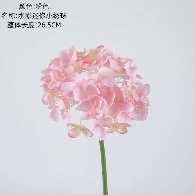 Lifelike Hydrangea Artificial Flower Plant for Stunning Wedding Bouquets - Perfect for Home Decoration, Backdrop Flower Walls, and Photography Styling MW07354