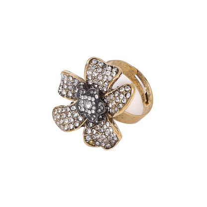 Chic Minimalist Alloy Ring with Nature-Inspired Design - Versatile Women's Jewelry for Every Occasion