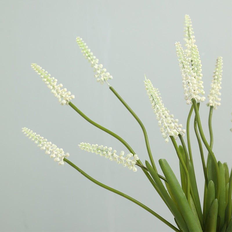 Elegant Nordic 3-Piece Artificial Grape Hyacinth Floral Arrangement - Perfect Home Décor, Table Centerpiece, Wedding Prop, and Photography Accessory