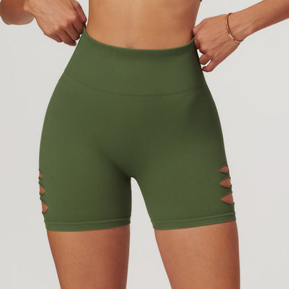 Seamless High Waisted Yoga Shorts for Women Butt Lifting Athletic Shorts for Yoga Running Everyday Fitness Style 7711