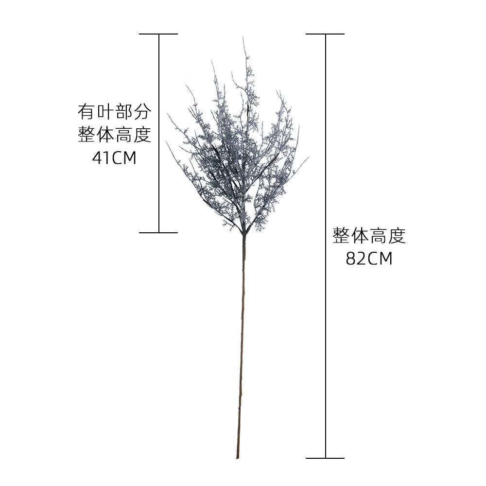 Realistic Faux Fern and Root Grass Decor – Trendy INS-Style Artificial Flowers for Home and Wedding Decoration - MW09105