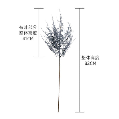 Realistic Faux Fern and Root Grass Decor – Trendy INS-Style Artificial Flowers for Home and Wedding Decoration - MW09105