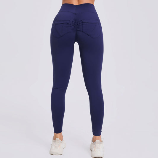 High Waisted Quick Dry Running Leggings with Breathable Pockets for Yoga Gym Workouts and Everyday Comfort