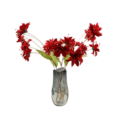 Stunning 3-Head Artificial Lily Bouquet for Wedding Decor and Home Styling – Perfectly Crafted Faux Flowers for Living Room Accent and Beautiful Arrangement