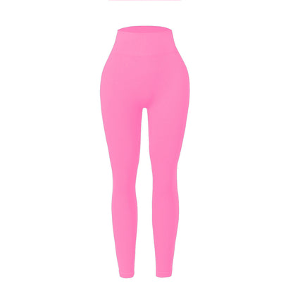 High Waisted Seamless Women's Running and Yoga Leggings 11 Vibrant Colors Figure Hugging Design for Workouts and Enhancing Your Curves