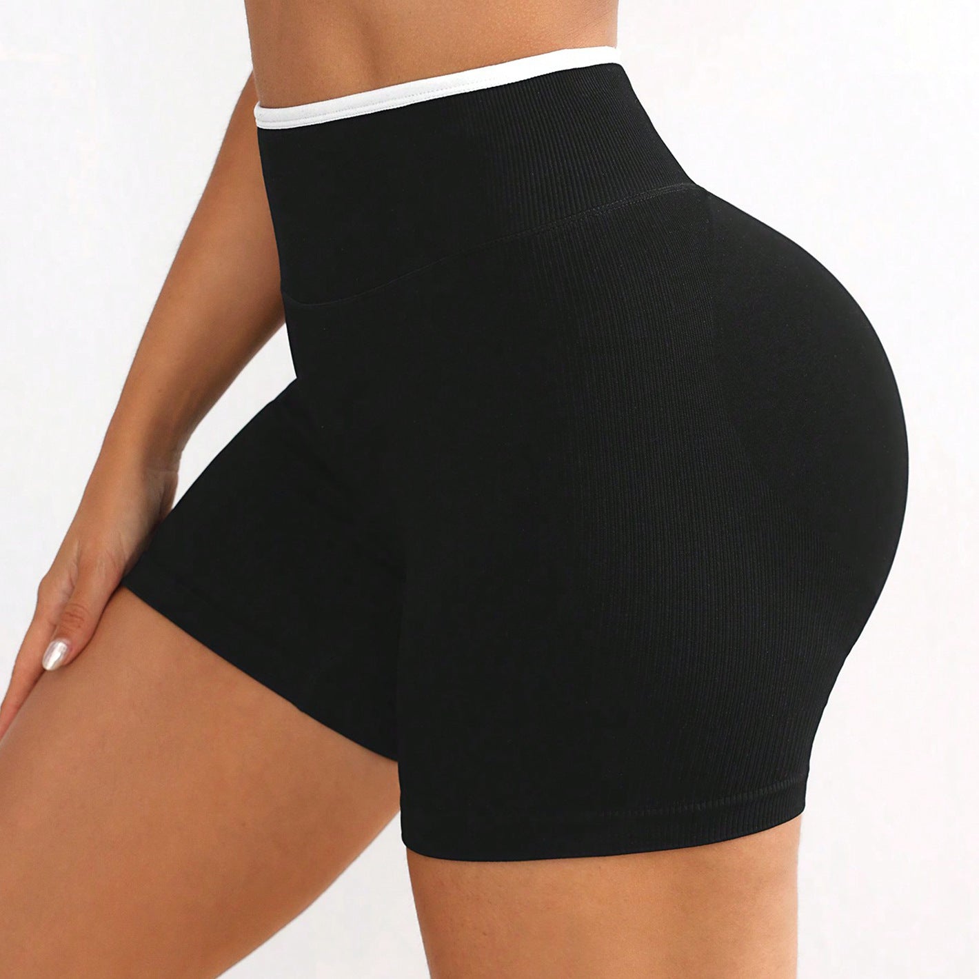 High Waisted Butt Lifting Compression Gym Shorts Ultra Elastic Workout Leggings for a Flattering Fit and Enhanced Comfort