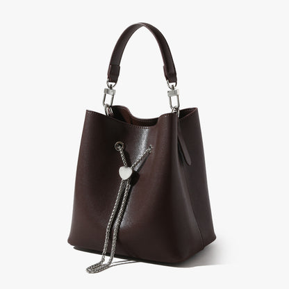 Elegant Fall Women's Shoulder Bag Luxe Leather Commuter Crossbody Casual Handheld Purse for Chic Style