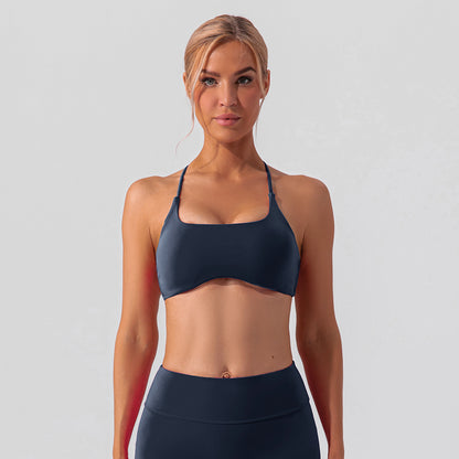 Women's Crossback Sports Bra Moisture Wicking Yoga and Running Top for Comfort and Support in Fitness