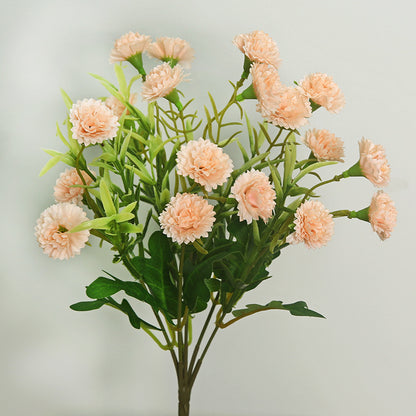 Elegant Faux Flowers - Luxurious 18-Head Carnation Décor for Elegant Living Room and Dining Table Arrangements