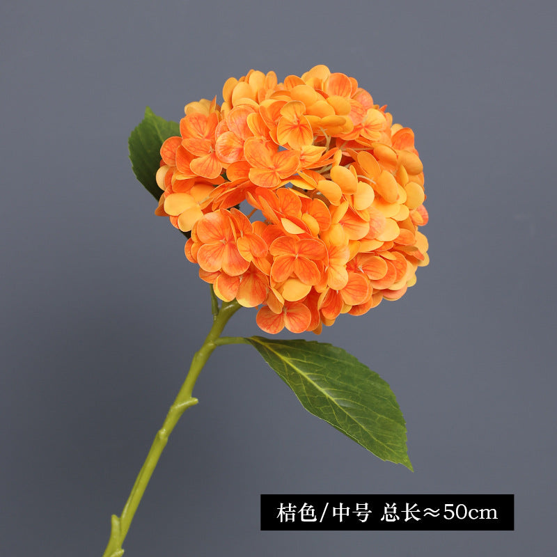 Realistic 3D Touch Hydrating Faux Flower Hydrangea Bouquet for Weddings and Hotel Decor - Stunning Silk Floral Arrangement for Elegant Events