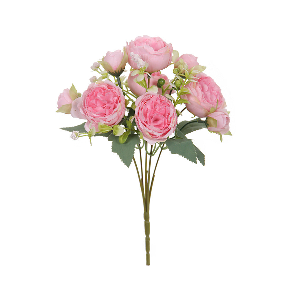 Lifelike Artificial Peony Flowers for Weddings & Home Decor - Stunning Faux Green Plants for Living Room Arrangements and Elegant Floral Bouquets