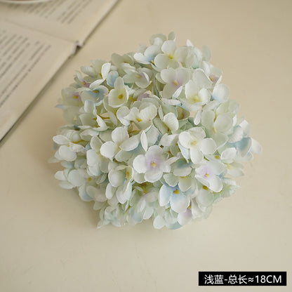 Realistic Hydrangea Flower Head - DIY Craft Supply for Wedding Decorations - 11 Branch Faux Floral Arrangement for Stunning Centerpieces