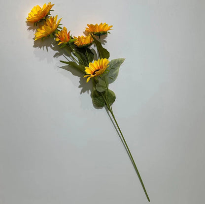 Realistic Single Stem Sunflower for Home Decor – Perfect for Living Room, Photography Props, and Lasting Beauty Without Maintenance