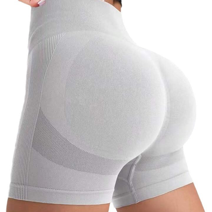 9 Color Seamless High Waisted Peach Butt Shorts for Yoga Running and Fitness Workouts