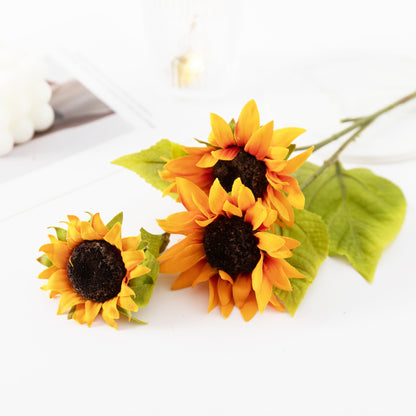 Realistic Artificial Sunflower Wedding Decorations | Stunning Faux Sunflowers for Outdoor Celebrations | Handcrafted, Evergreen Floral Arrangements