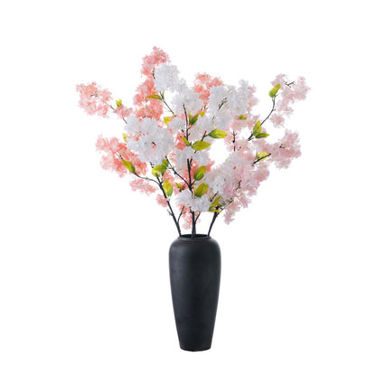 Lifelike Cherry Blossom Artificial Plant for Wedding Decor - Stunning Floral Arrangement for Home and Event Styling - INS-Style Rose Wall Art - MW38959