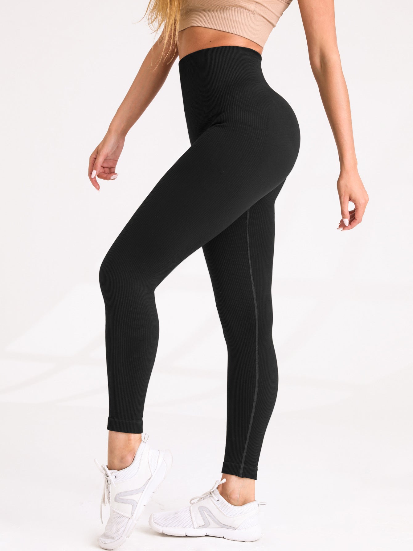 High Waisted Peach Lifting Leggings Seamless High Stretch Fitness Yoga Pants for Comfort and Support