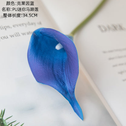 Mini Calla Lily Artificial Flowers for Home Decor – Realistic Faux Plants Perfect for Weddings and Special Events