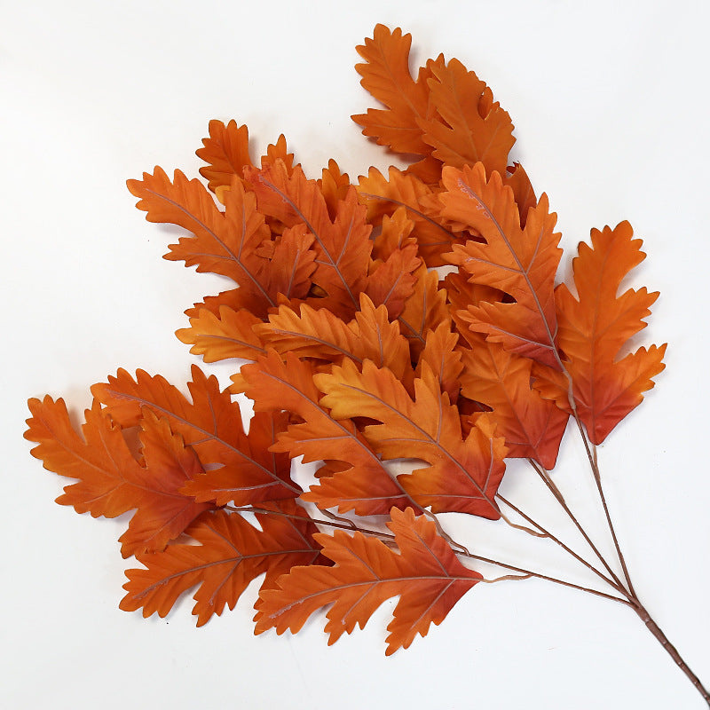 Lifelike Artificial Oak Leaves for Stunning Wedding Decor - Perfect for Floral Walls, Backdrops, and Elegant Ceiling Decorations