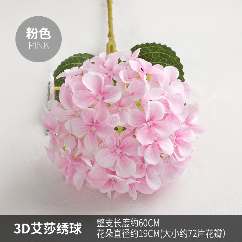 Stunning Faux Hydrangea Bouquet for Wedding Decor and Home Decoration – 3D Printed Elsa-inspired Floral Arrangement for Living Room Elegance