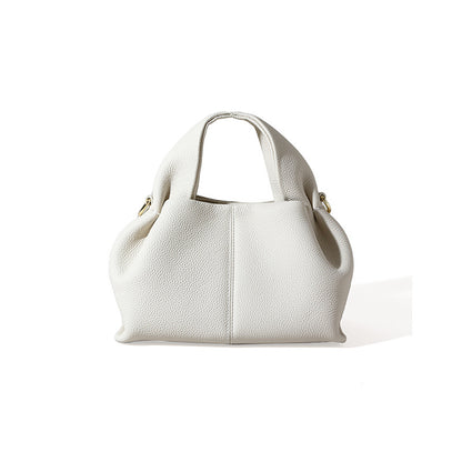 Elevate Your Style with Our Chic Genuine Leather Women's Crossbody Bag Uniquely Designed Minimalist Luxury Cloud Bag for Effortless Fashion Versatility