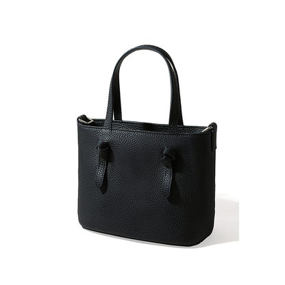 Japanese Style Luxury Women's Crossbody Bag Chic and Minimalist Genuine Leather Bucket Bag for Spring Summer Blend of Class and Practicality