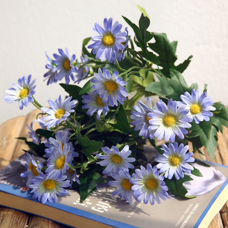 24-Piece Mini Daisy Floral Arrangements for Rustic Home Décor - Perfect Photographic Props, Realistic Faux Flowers, and Beautiful Wildflower Accents