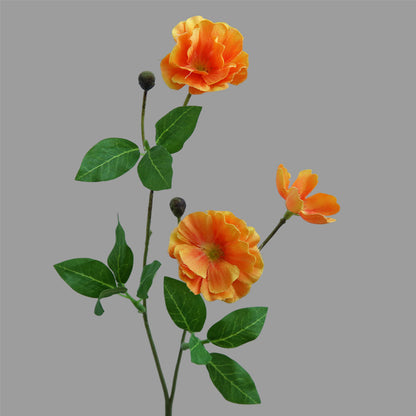 Realistic Miniature Butterfly and Lotus Branch Indoor Home Décor - Silk Flower Arrangement for Weddings, Celebrations, and Photography Props