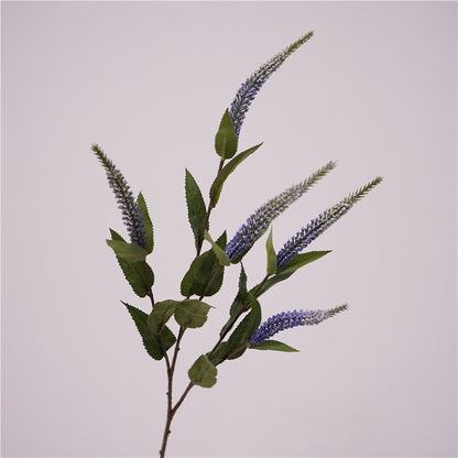 High-Quality Realistic Single Stem Faux Floral Arrangement with Sage, Lavender, and Statice - Perfect for Home Decor, Photography Props, and Creative Craft Projects