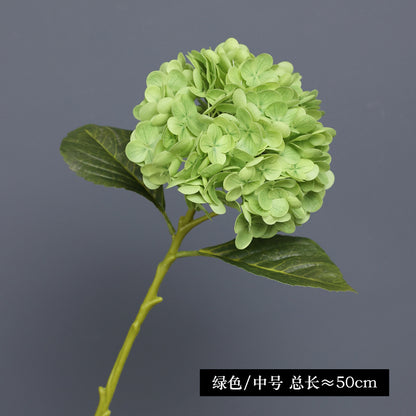 Realistic 3D Touch Hydrating Faux Flower Hydrangea Bouquet for Weddings and Hotel Decor - Stunning Silk Floral Arrangement for Elegant Events