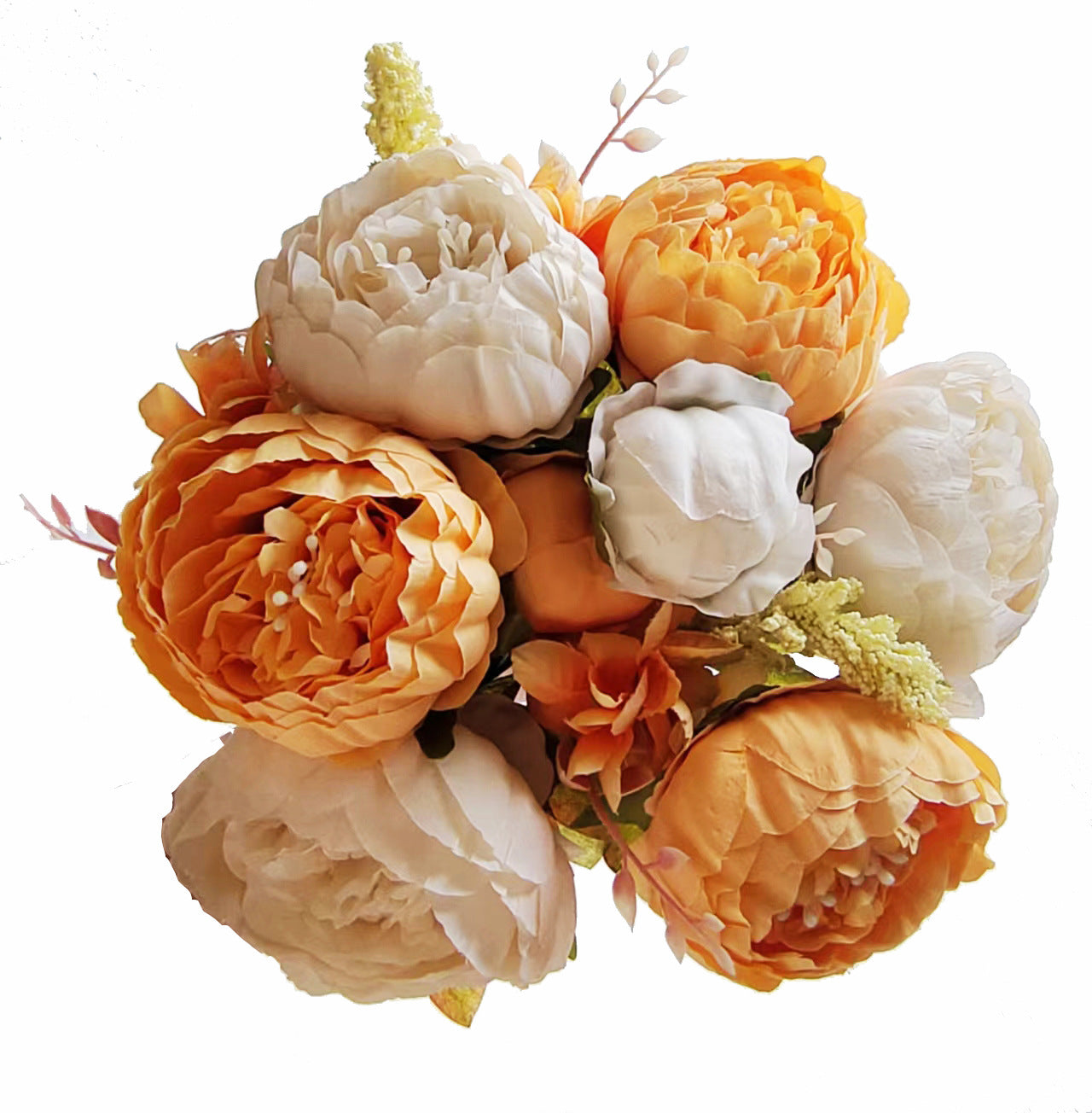 Stunning 13-Piece European-style Artificial Peony Flower Arrangement for Home Decor & Wedding Celebrations – Lifelike Silk Floral Bouquet for Lasting Beauty