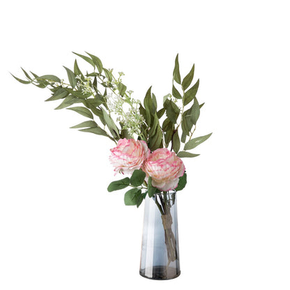 Elegant Faux Floral Bouquet for Home Decor - Perfect for Weddings, Wall Art, and Special Celebrations | CF01235