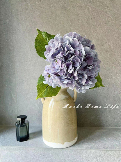 High-End 3D Floral Arrangement - Lifelike Hydrangea Simulation with Moisture Retention for Luxurious Home Decor and Beautiful Flower Arrangements