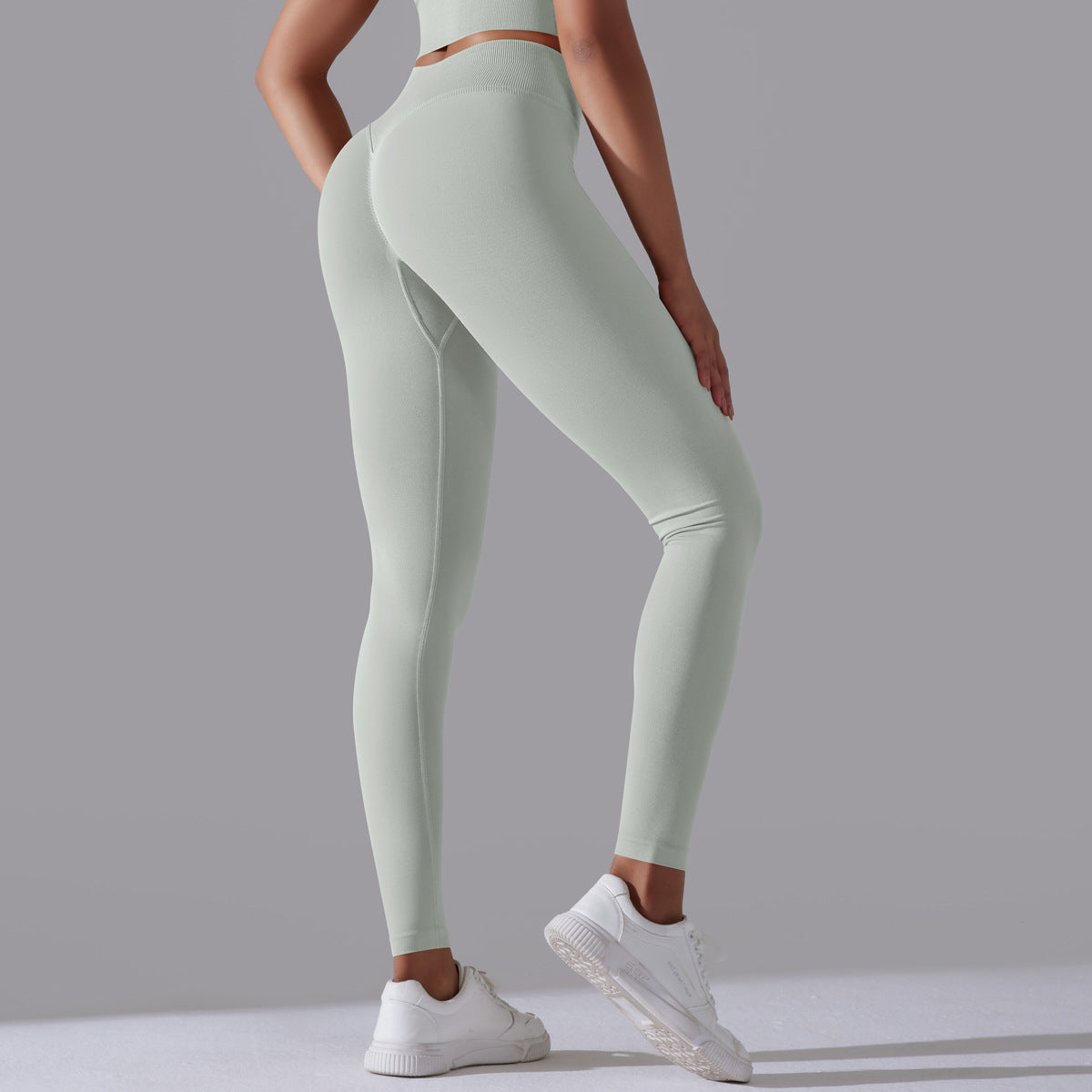 Seamless High Waisted Control Pants for Women Sculpting Peach Butt Leggings for Yoga Fitness and Everyday Wear