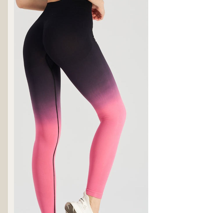 High Waisted Dip Dye Gradient Seamless Yoga Leggings for Peachy Lift and Maximum Comfort for Training and Workouts